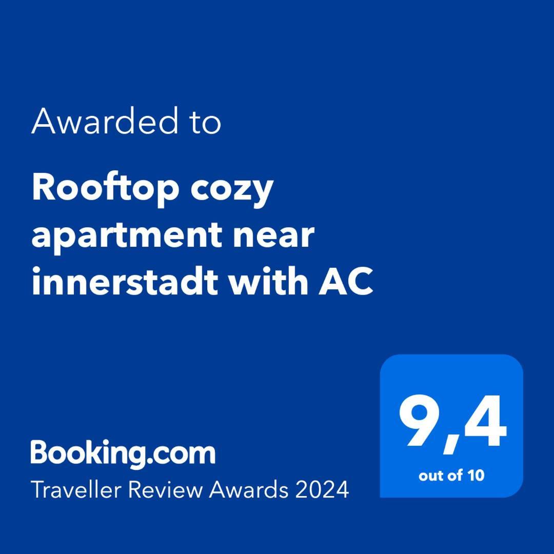 Rooftop Cozy Apartment Near Innerstadt With Ac Wien Exteriör bild